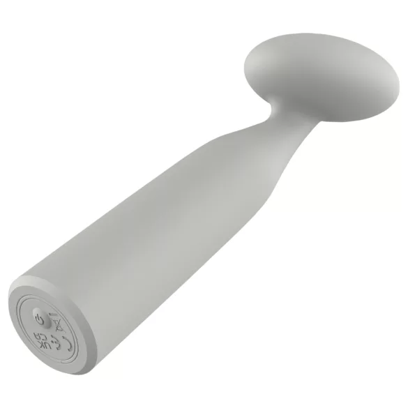Nude Luna - mini varinha vibratória recarregável - cinza