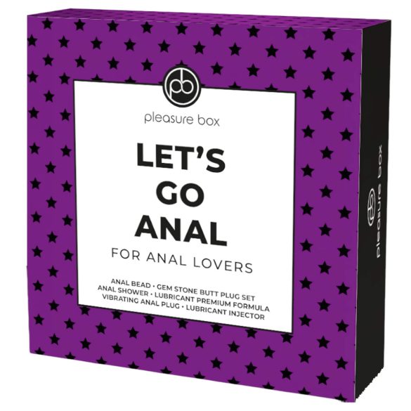 Pleasure Box Let's Go Anal - kit anal completo - 7 peças
