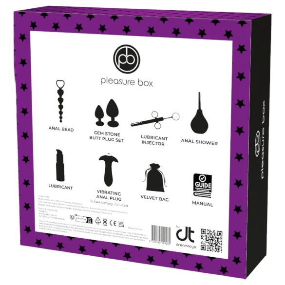 Pleasure Box Let's Go Anal - kit anal completo - 7 peças