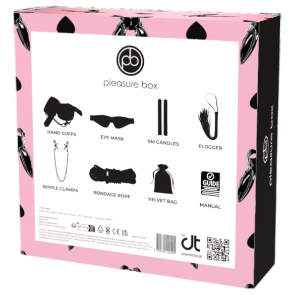 Pleasure Box Let's Go Kink - kit bondage - conjunto 6 peças