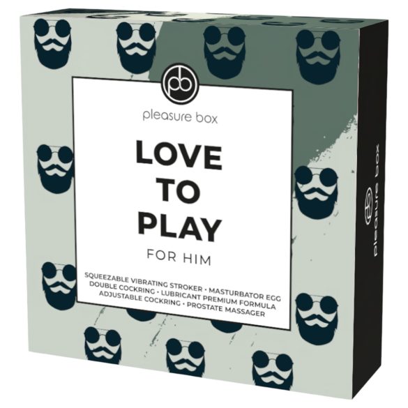 Pleasure Box Love to Play - conjunto de masturbador - 6 peças