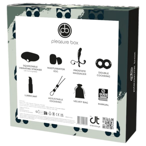 Pleasure Box Love to Play - conjunto de masturbador - 6 peças