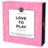 Pleasure Box Love to Play - kit vibrador - 6 peças - rosa/lilás