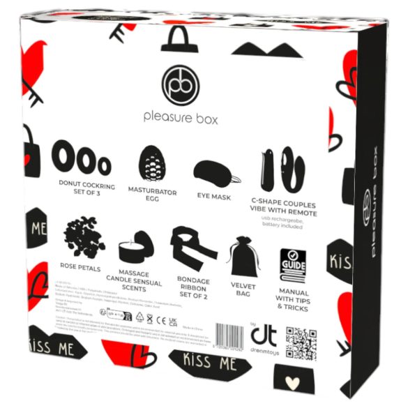 Pleasure Box Let's Play Together - kit para casais - 7 peças