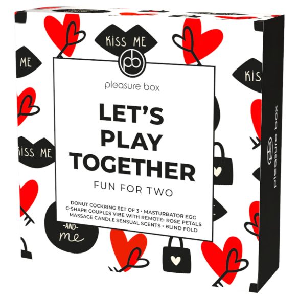 Pleasure Box Let's Play Together - kit para casais - 7 peças