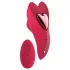 Dreamtoys Amour - conjunto de vibrador de calcinha utilizável (vermelho)