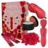 Dreamtoys Amour - conjunto de vibrador tipo varinha (vermelho)