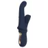 Deusa Íris - vibrador com braço estimulador de clitóris com pérolas (azul)