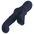 Deusa Íris - vibrador com braço estimulador de clitóris com pérolas (azul)