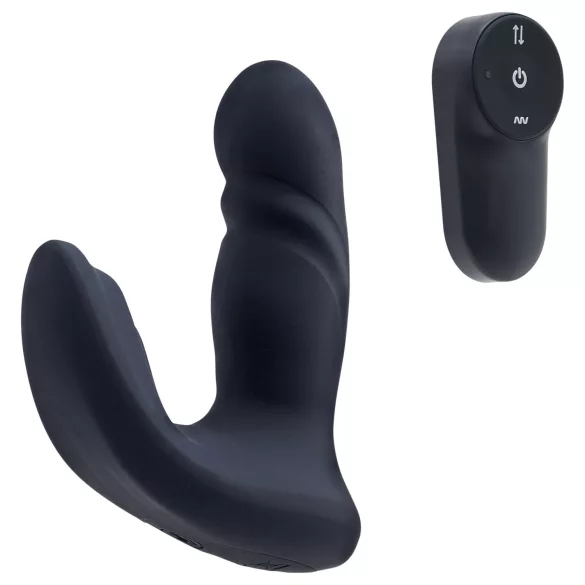 Dreamtoys Pulz - vibrador anal com função de pulsação e comando remoto (azul)