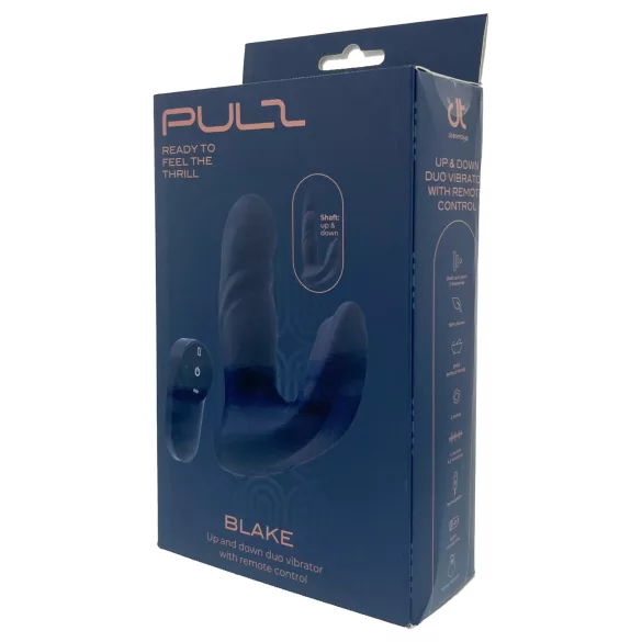 Dreamtoys Pulz - vibrador anal com função de pulsação e comando remoto (azul)