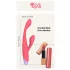 Dreamtoys - vibrador rabbit ponto G e clitóris - silicone vermelho