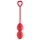 Dreamtoys - bolas tailandesas duplas - silicone vermelho