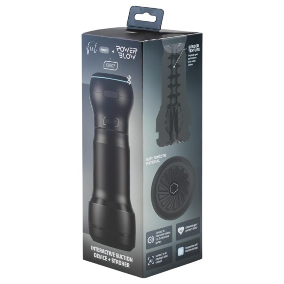 Kiiroo - masturbador masculino PowerBlow + Feel Pocket - preto