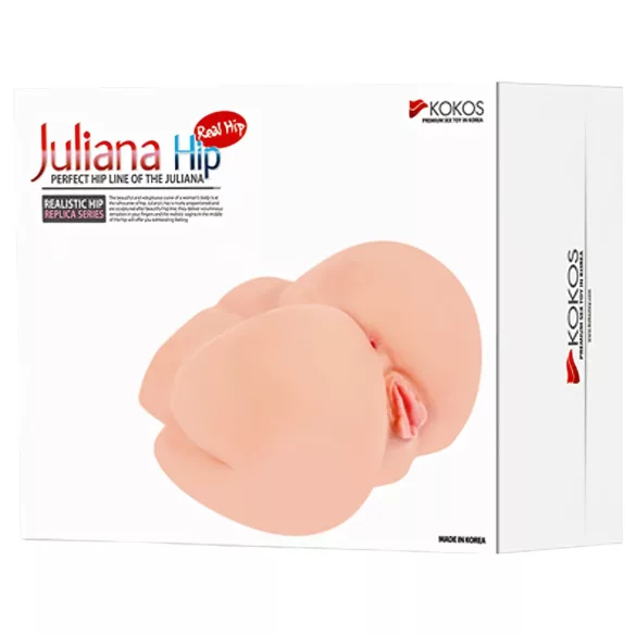 Kokos Juliana - masturbador em forma de torso realista (cor natural)