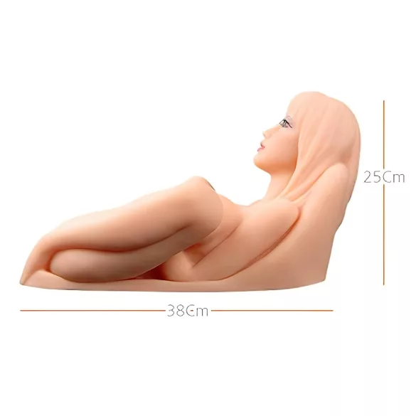 Kokos Hera 3 - masturbador vagina realista - cor natural