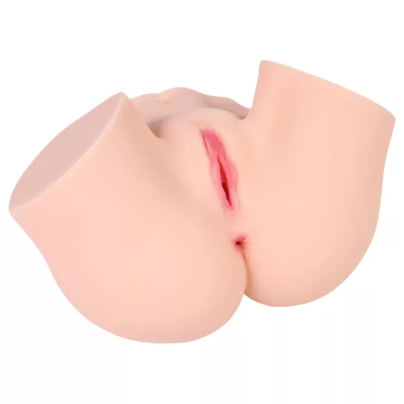Kokos Onahole - torso masturbador realista (cor natural)