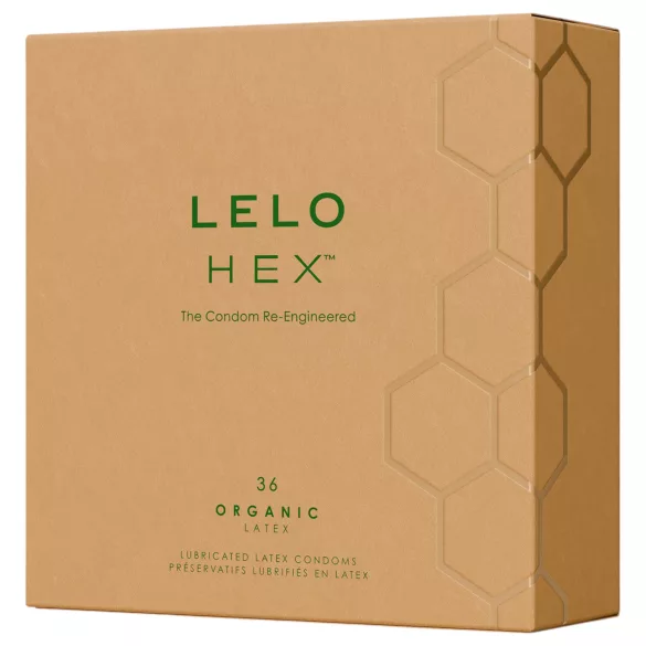 LELO Hex Organic - preservativo ultra fino - látex natural