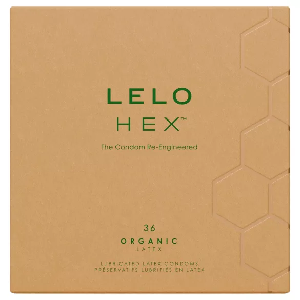 LELO Hex Organic - preservativo ultra fino - látex natural