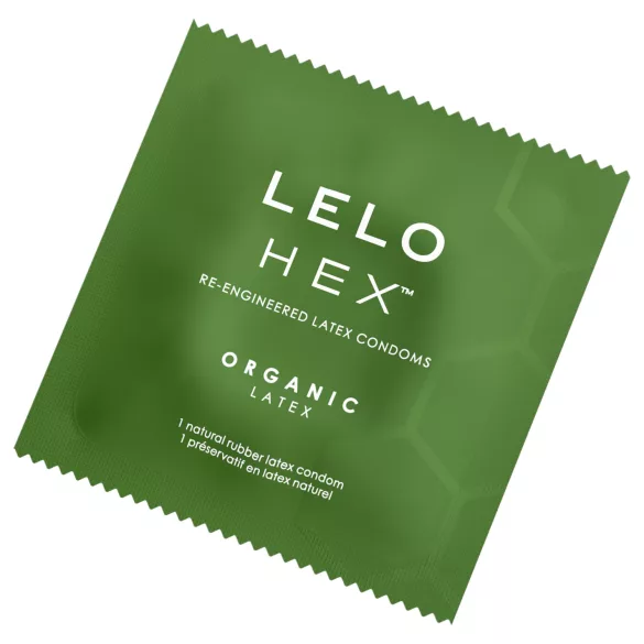 LELO Hex Organic - preservativo ultra fino - látex natural