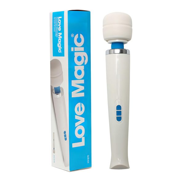 Love Magic Wand - vibrador massageador recarregável - branco
