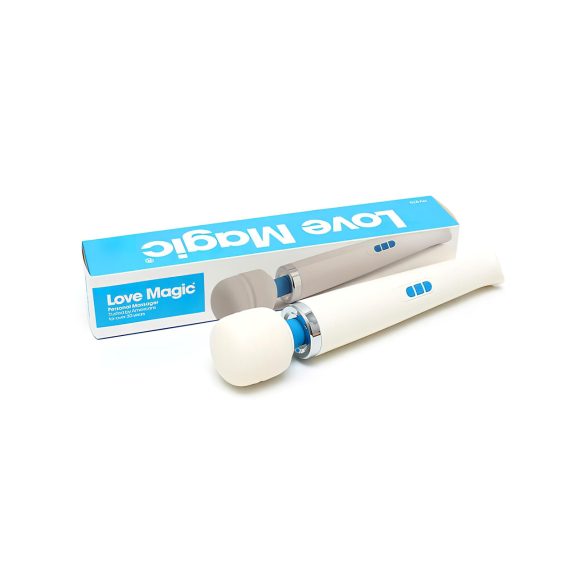 Love Magic Wand - vibrador massageador recarregável - branco
