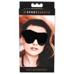 Sportsheets - máscara para os olhos elástica macia - preto
