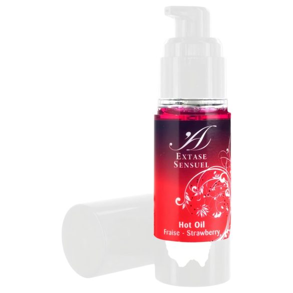 Extase Sensuel - óleo de massagem com efeito quente - morango 30ml