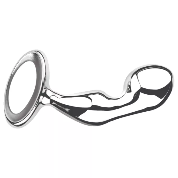 Njoy Pfun Plug - plug prostático masculino em metal - prateado