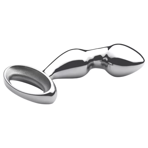 Njoy Pfun Plug - plug prostático masculino em metal - prateado