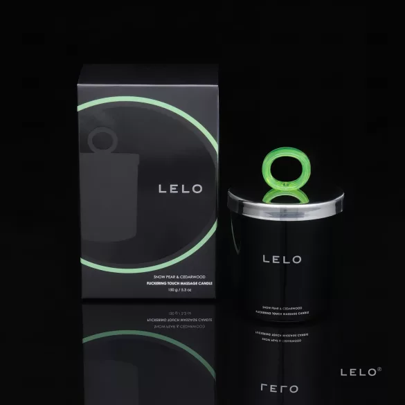 LELO - vela para massagem - pêra e cedro - 150g