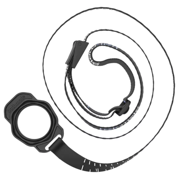 Bathmate Shower Strap - cinta medidora de suporte para bomba (preta)