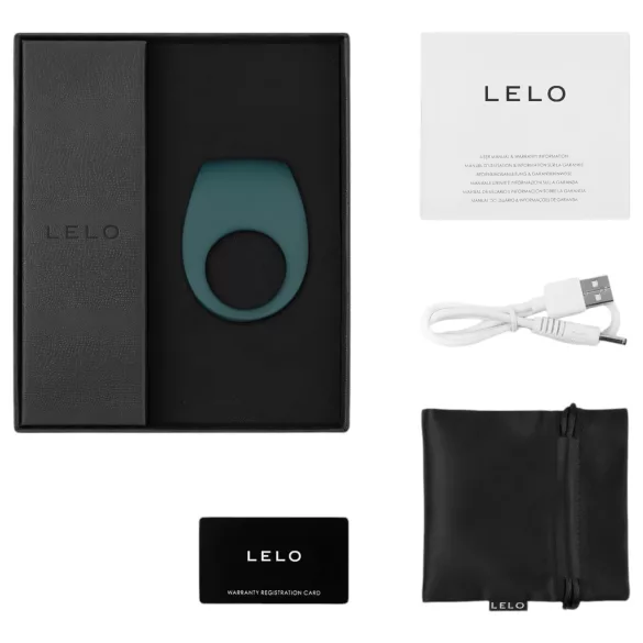 LELO Tor 2 - anel peniano vibratório recarregável - verde