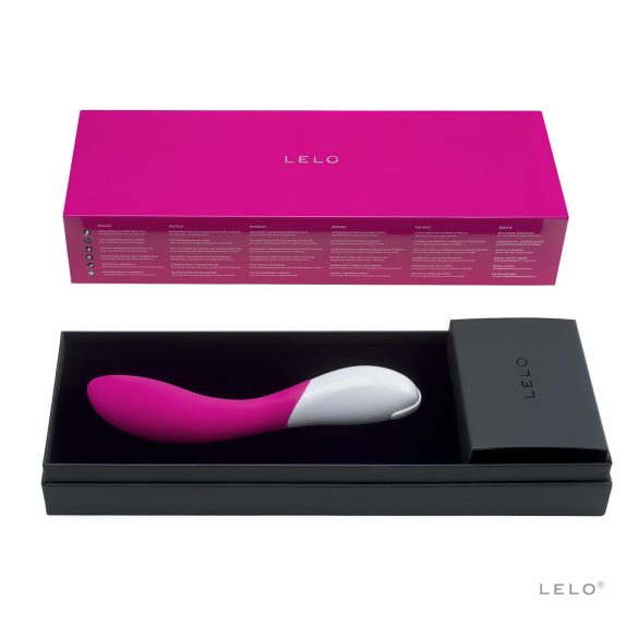 LELO - vibrador curvado para ponto G - silicone rosa