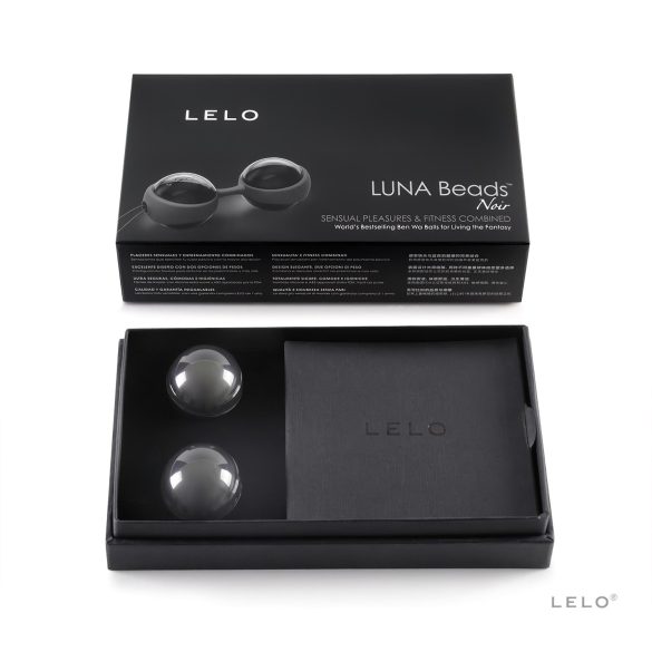 LELO Luna Noir - bolas tailandesas ajustáveis