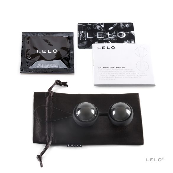 LELO Luna Noir - bolas tailandesas ajustáveis