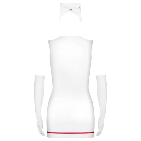Obsessive - fantasia enfermeira feminina - branco - tamanho S/M