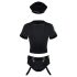 Obsessive - fantasia policial feminina - conjunto - tamanho S/M