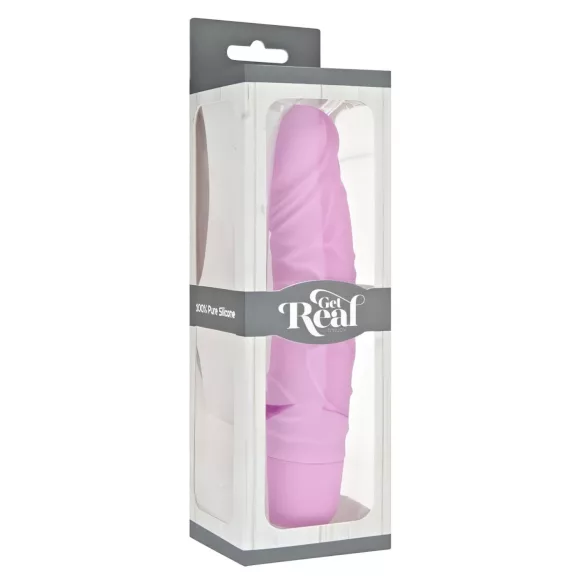 Classic Get Real - vibrador realístico de silicone - rosa
