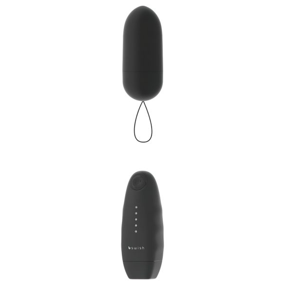 B SWISH - ovo vibrador com controle remoto - silicone preto