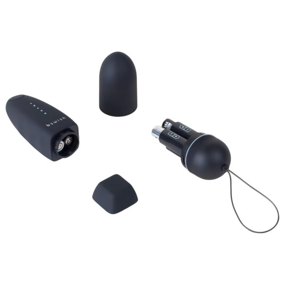 B SWISH - ovo vibrador com controle remoto - silicone preto