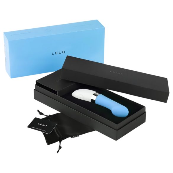 LELO Gigi 2 - vibrador de silicone para ponto G (azul)