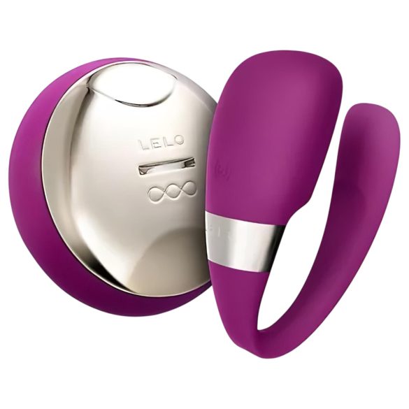 LELO Tiani 3 - vibrador casal - controle remoto - silicone roxo