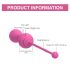 Magic Motion Kegel Master - Duo de bolas de geisha inteligentes (rosa)