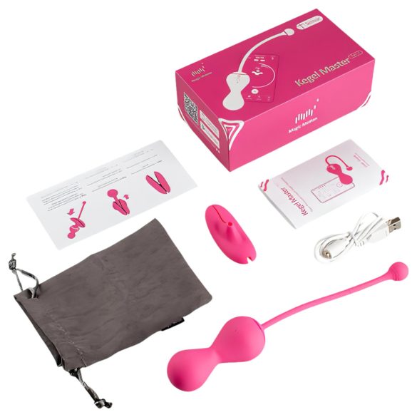 Magic Motion Kegel Master - Duo de bolas de geisha inteligentes (rosa)
