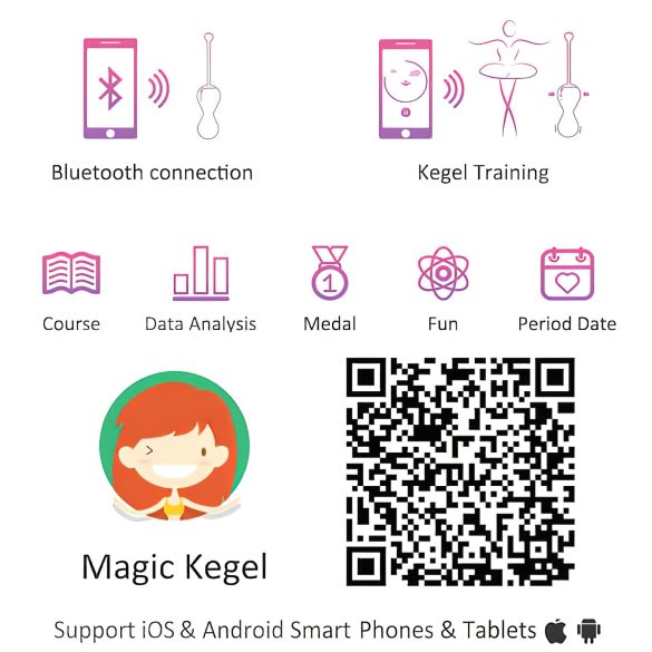 Magic Motion Kegel Master - Duo de bolas de geisha inteligentes (rosa)