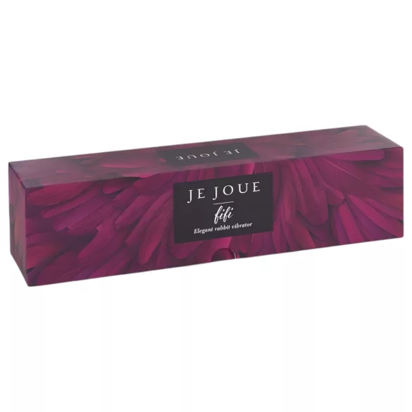 Je Joue Fifi - recarregável, à prova d'água, vibrador com estímulo ao clitóris (roxo)
