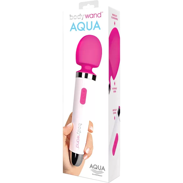 Bodywand - Vibrador massageador à prova d'água - branco/rosa