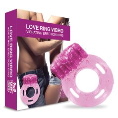   Love in the Pocket - anel peniano vibratório descartável - silicone rosa