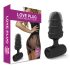 Love Plug - vibrador anal pequeno - silicone preto